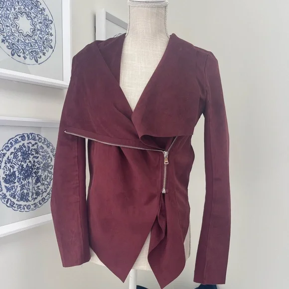 VIGROSS BURGUNDY SUEDE JACKEY🍷🍷🍷 - Picture 1 of 4
